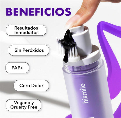HiSmile V34 Colour Corrector — Sérum Morado Corrector de Color Dental (30 ml · Original)