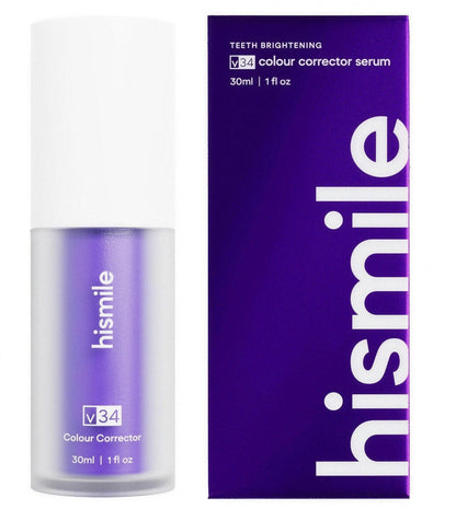 HiSmile V34 Colour Corrector — Sérum Morado Corrector de Color Dental (30 ml · Original)