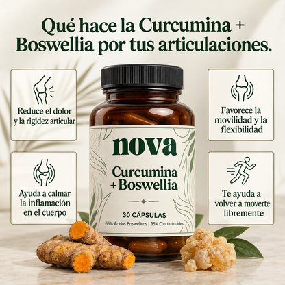 ¡Eliminá el dolor articular! | Curcumin + Boswellia NOVA™