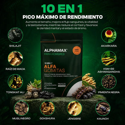Alphamax | Soporte natural 10 en 1