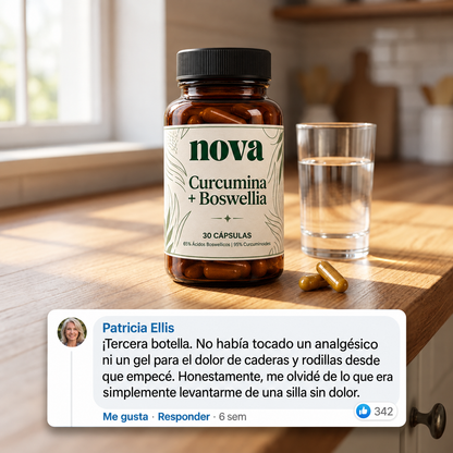 ¡Eliminá el dolor articular! | Curcumin + Boswellia NOVA™