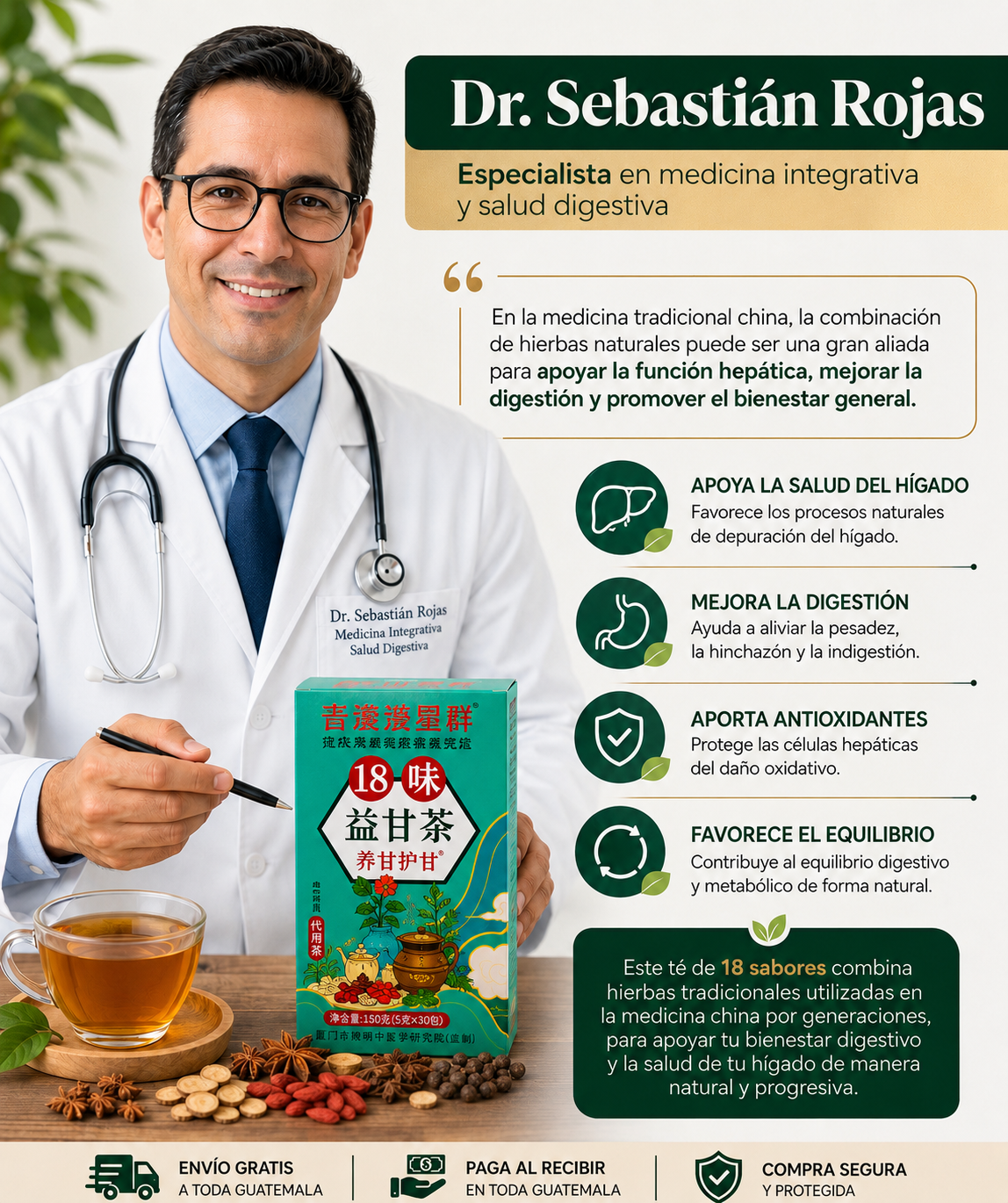 TÉ YIGAN CHINO X30 —Tu Bienestar para Sentirte Ligero y Saludable