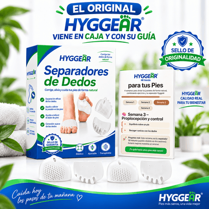 Separadores de Dedos Hyggear (2 PIEZAS DERECHO . IZQUIERDO)