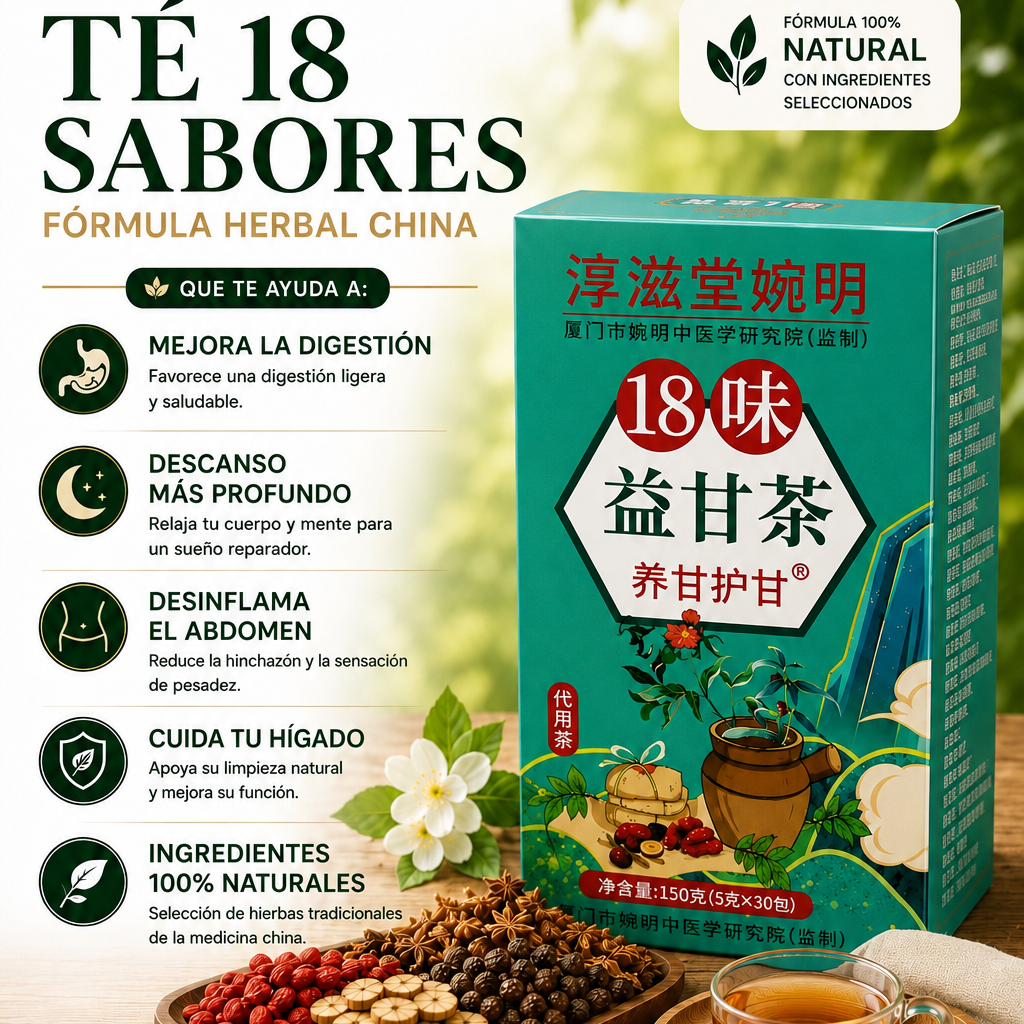 TÉ YIGAN CHINO X30 —Tu Bienestar para Sentirte Ligero y Saludable