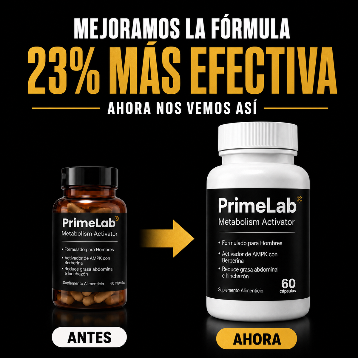 Primelab® - Recuperá un aspecto firme y masculino.