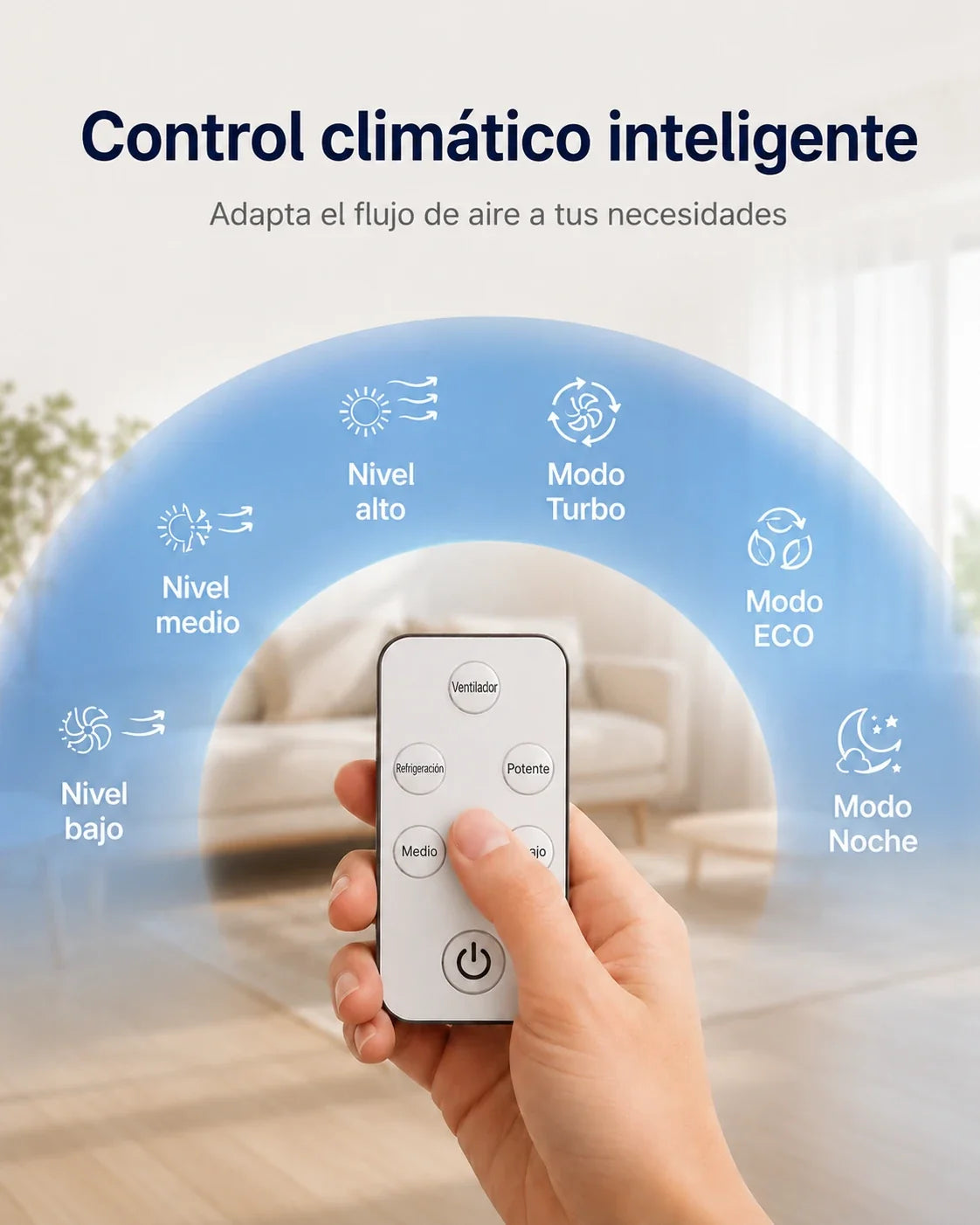 Aire acondicionado portátil de pared 2 en 1 ClimaDuo (frío y calor)
