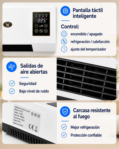 Aire acondicionado portátil de pared 2 en 1 ClimaDuo (frío y calor)