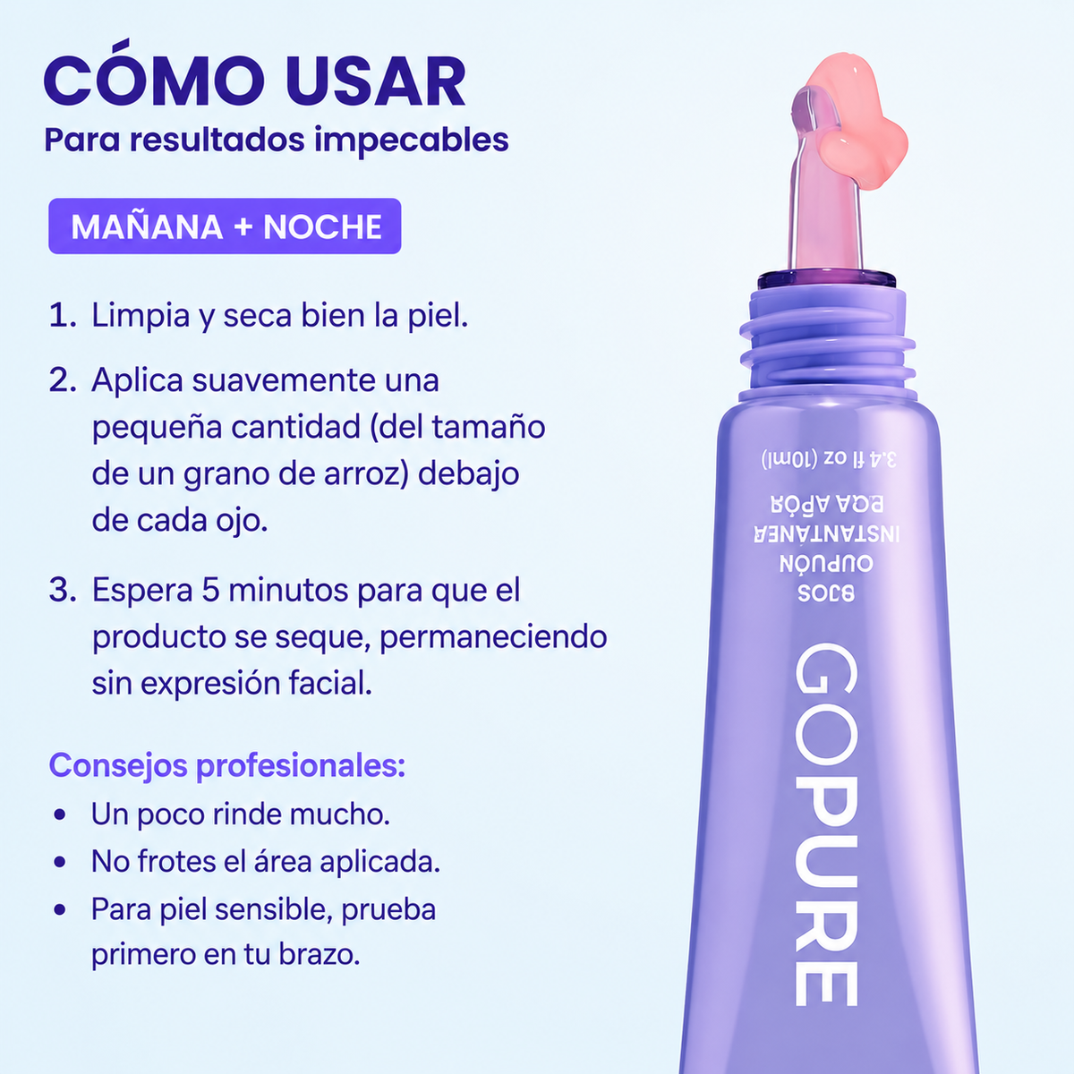 Gel de Ojos con Efecto Rejuvenecedor Instantáneo - #1 más viral en TikTok